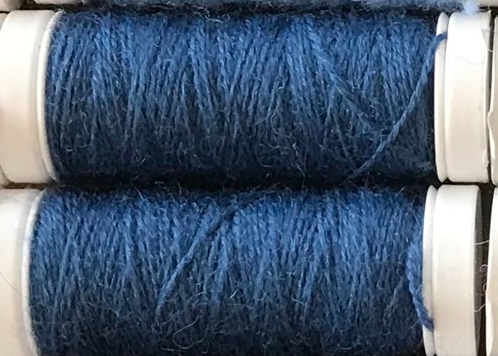 0235 French Blue mending / reinforcing yarn by lang at Wabi Sabi