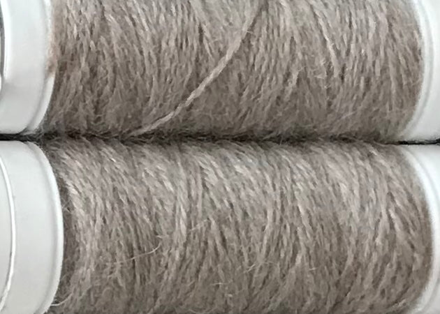 0022 Ivory Barn mending / reinforcing yarn by lang at Wabi Sabi