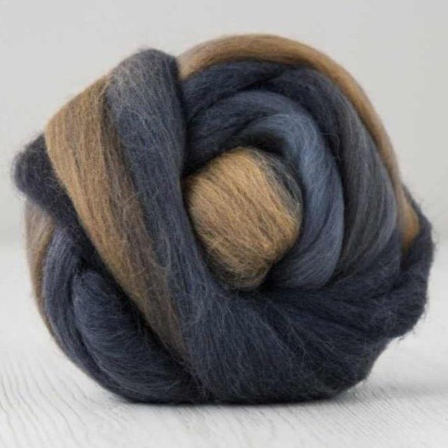 autumn rhythm merino multicolour roving by dyeing house gallery at Wabi Sabi