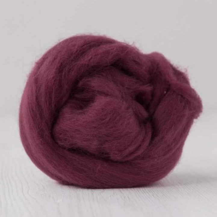 blossom merino roving: solid colours by gram by dyeing house gallery at Wabi Sabi