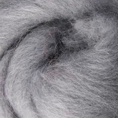 '016 Grey* ' corriedale roving by gram by Ashford / DHG | Wabi Sabi