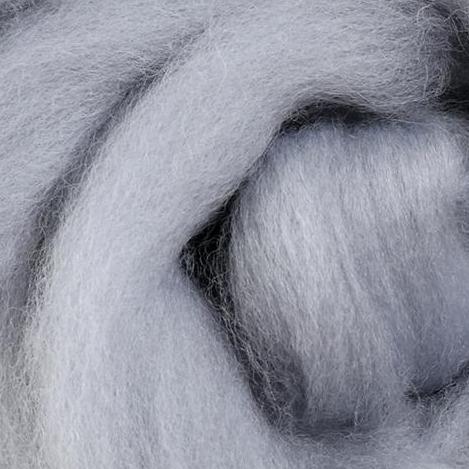 058 Fog* corriedale roving by gram by ashford / dyeing house gallery at Wabi Sabi