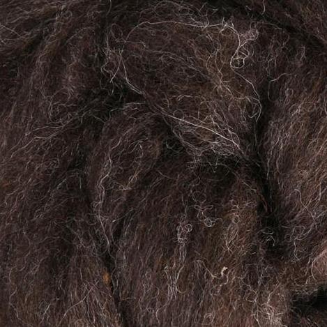 '094 Dark Natural ' corriedale roving by gram by Ashford / DHG | Wabi Sabi