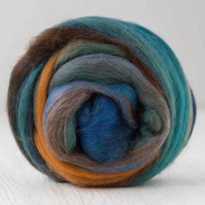 champs elysees merino multicolour roving by dyeing house gallery at Wabi Sabi