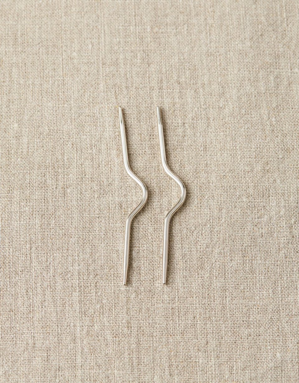 curved cable needles by cocoknits at Wabi Sabi