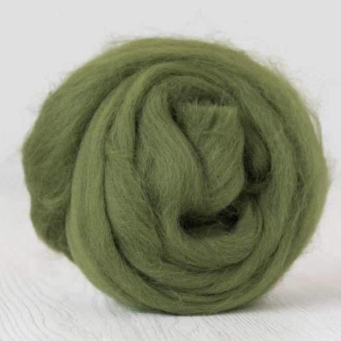ivy merino roving: solid colours by gram by dyeing house gallery at Wabi Sabi