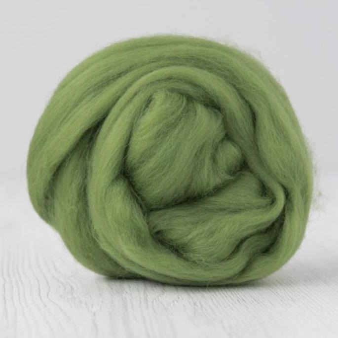 leaf merino roving: solid colours by gram by dyeing house gallery at Wabi Sabi
