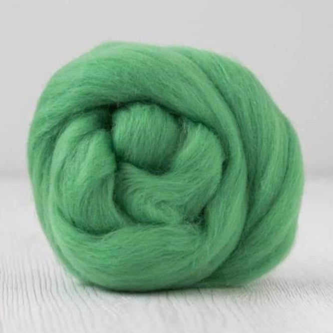 meadow merino roving: solid colours by gram by dyeing house gallery at Wabi Sabi