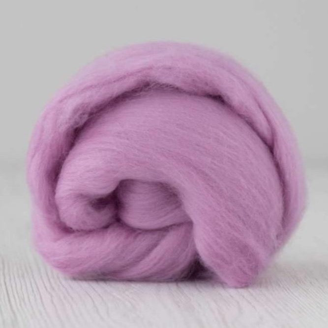 primrose merino roving: solid colours by gram by dyeing house gallery at Wabi Sabi