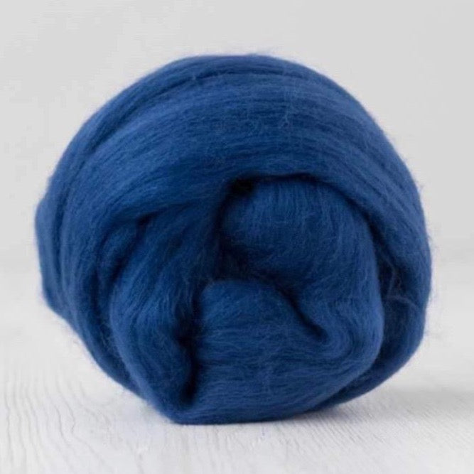 evening merino roving: solid colours by gram by dyeing house gallery at Wabi Sabi