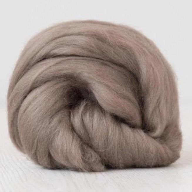 ash merino roving: solid colours by gram by dyeing house gallery at Wabi Sabi