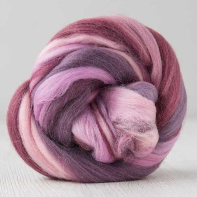 'irises ' merino roving by gram by DHG | Wabi Sabi
