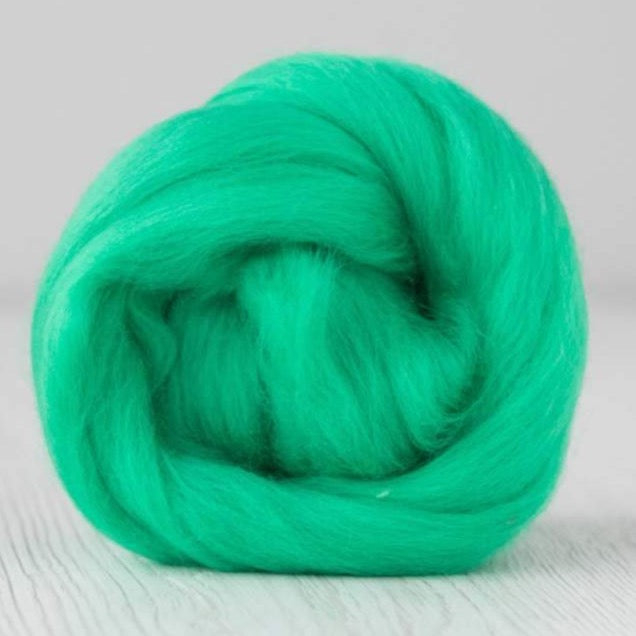 millet merino roving: solid colours by gram by dyeing house gallery at Wabi Sabi