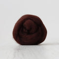 chocolate corriedale roving by gram by ashford / dyeing house gallery at Wabi Sabi