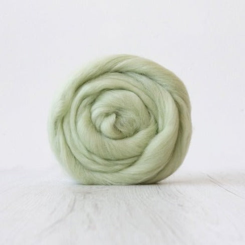 Corriedale Roving By Gram - DHG Lily of the Valley at Wabi Sabi