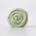 lily of the valley corriedale roving by gram by ashford / dyeing house gallery at Wabi Sabi