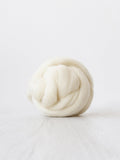 natural white corriedale roving by gram by ashford / dyeing house gallery at Wabi Sabi