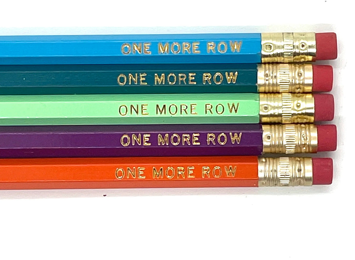 Crafty Pencils - one more row at Wabi Sabi