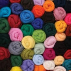 '001 Kiwifruit ' corriedale roving by gram by Ashford / DHG | Wabi Sabi