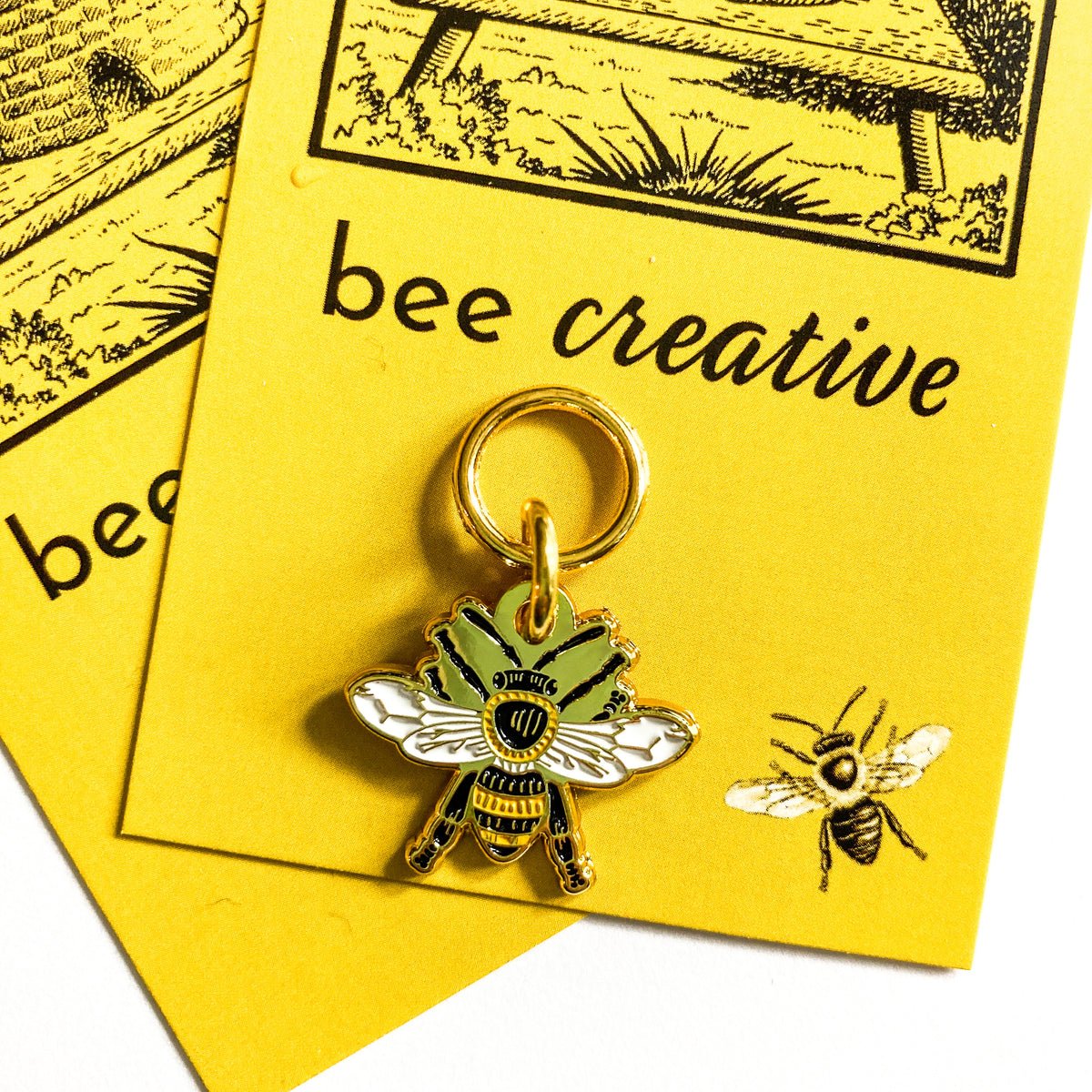 Individual Progress Keepers & Stitch Markers - bee creative at Wabi Sabi