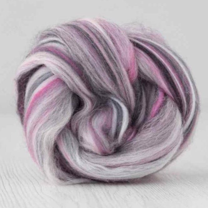 jazz merino multicolour roving by dyeing house gallery at Wabi Sabi