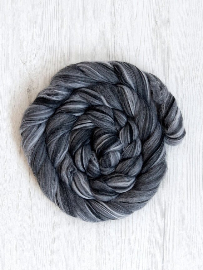 Semitort Roving merino silk roving at Wabi Sabi, Ottawa's Local Yarn Store