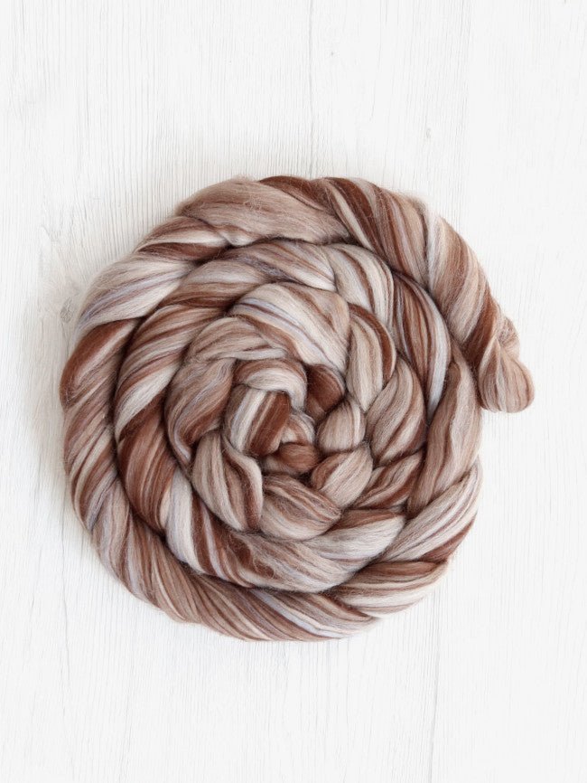 saint martin merino silk roving by gram by dyeing house gallery at Wabi Sabi