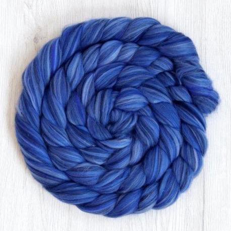 ocean merino roving: solid colours by gram by dyeing house gallery at Wabi Sabi