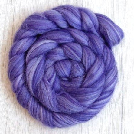 gillyflower merino roving: solid colours by gram by dyeing house gallery at Wabi Sabi