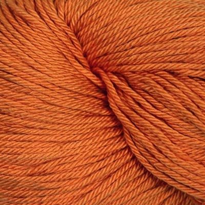 04 burnt orange noble cotton by cascade yarns at Wabi Sabi
