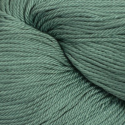 23 granite green noble cotton by cascade yarns at Wabi Sabi