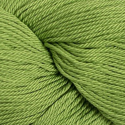 27 parrot green noble cotton by cascade yarns at Wabi Sabi