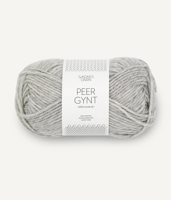 1032 light heather grey peer gynt by sandnes garn at Wabi Sabi
