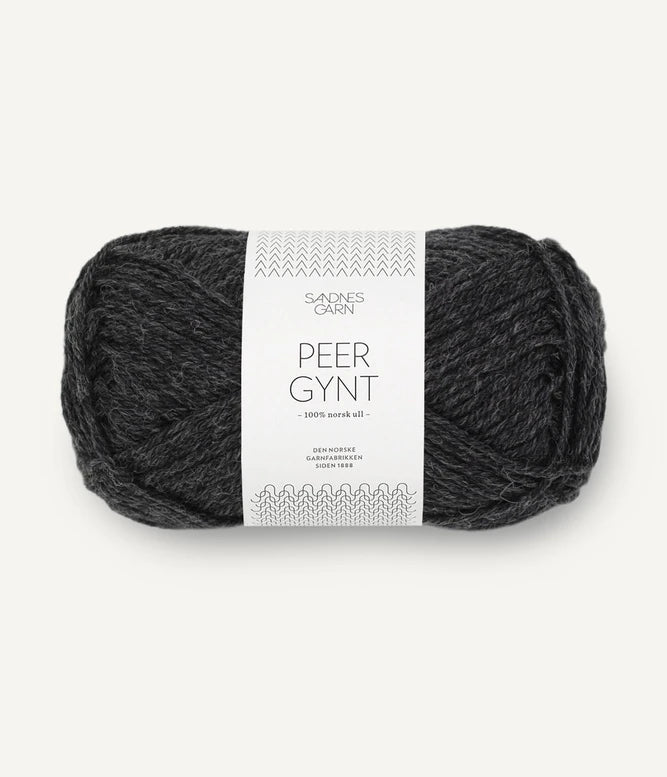 1088 charcoal heather peer gynt by sandnes garn at Wabi Sabi