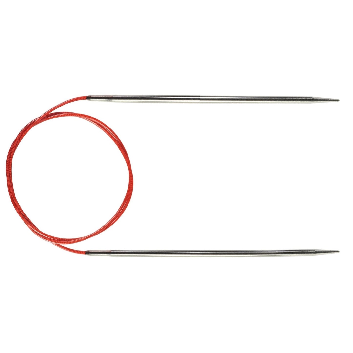Red lace Circular needles - 40cm (16") at Wabi Sabi