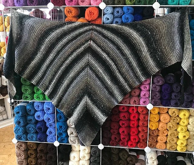 so basic shawl by impertiknits at Wabi Sabi