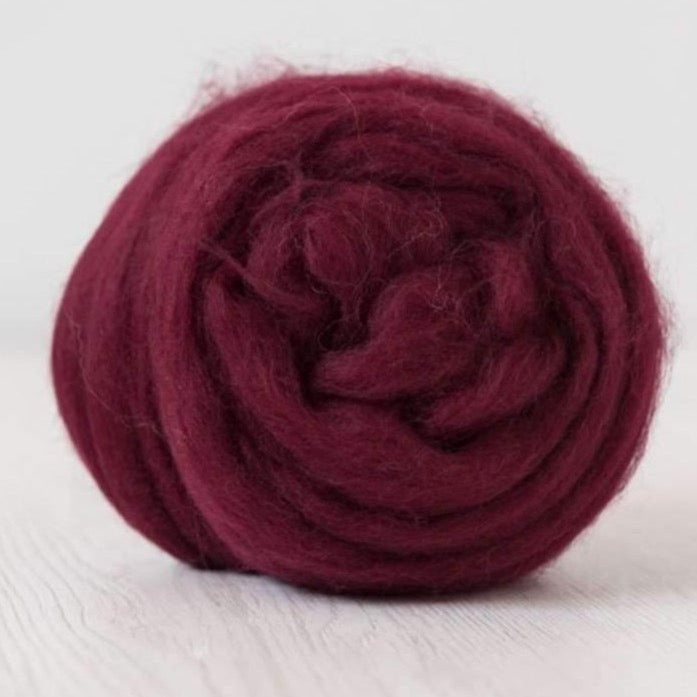soft fruit merino roving: solid colours by gram by dyeing house gallery at Wabi Sabi