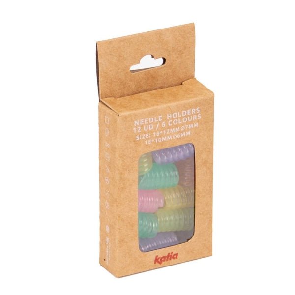 spiral knitting needle holders by katia at Wabi Sabi