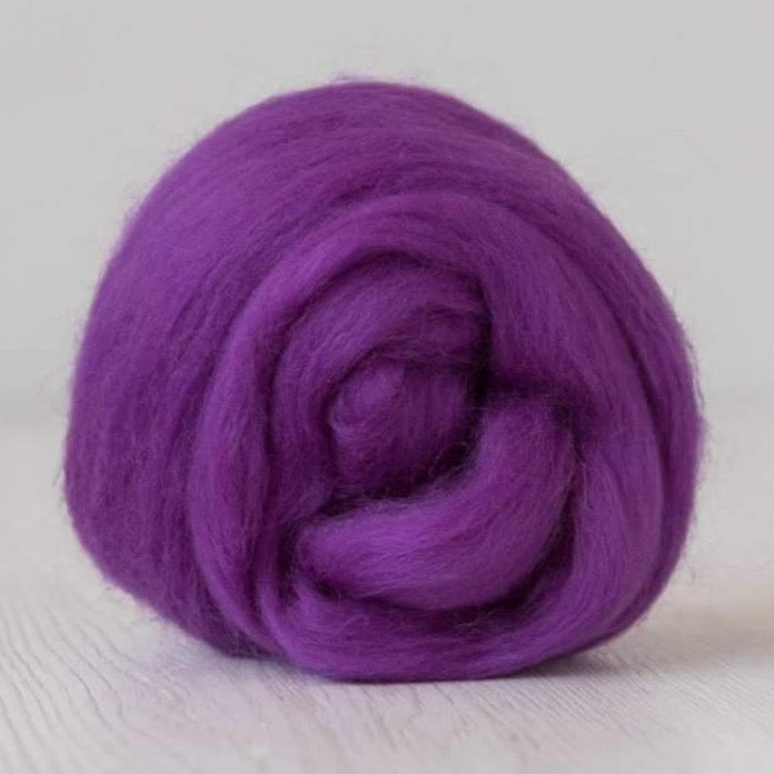 theatre merino roving: solid colours by gram by dyeing house gallery at Wabi Sabi