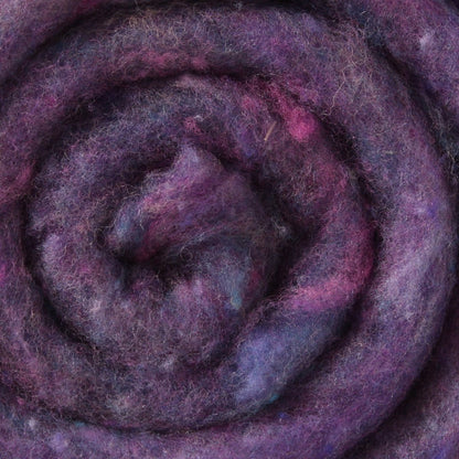 Wool Batts: 50g - 118 Mauve Heather at Wabi Sabi